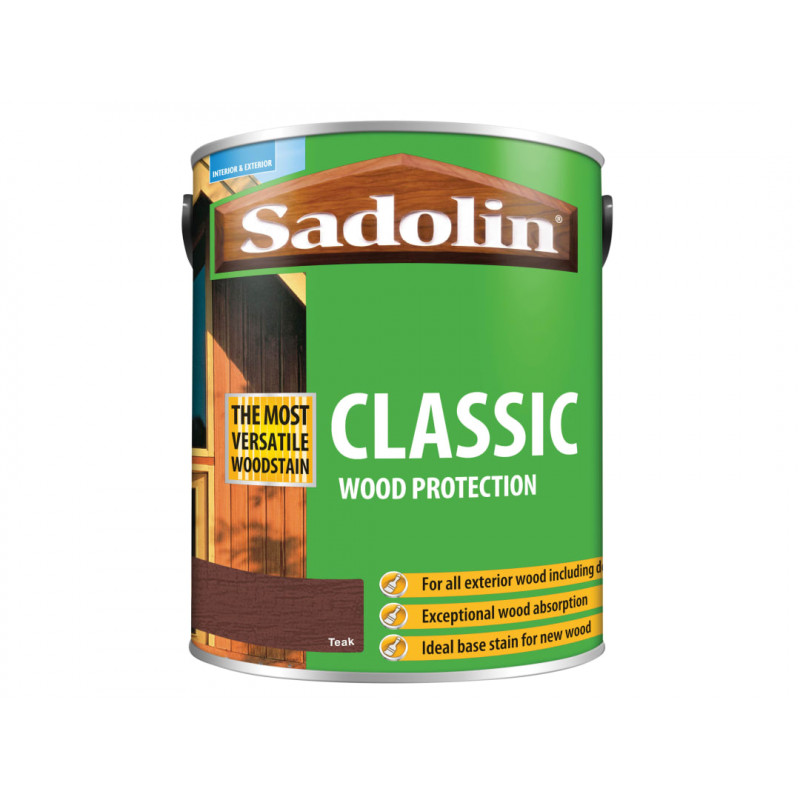 Sadolin 5028463 Classic Wood Protection Teak 5 litre