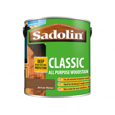 Sadolin 5028484 Classic Wood Protection African Walnut 2.5 litre