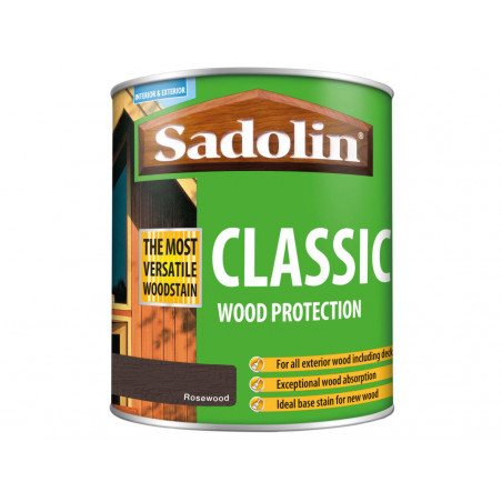 Sadolin 5028487 Classic Wood Protection Rosewood 1 litre