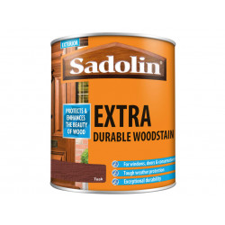 Sadolin 5028534 Extra Durable Woodstain Teak 1 litre