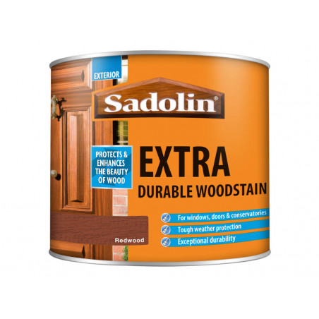 Sadolin 5028544 Extra Durable Woodstain Redwood 500ml