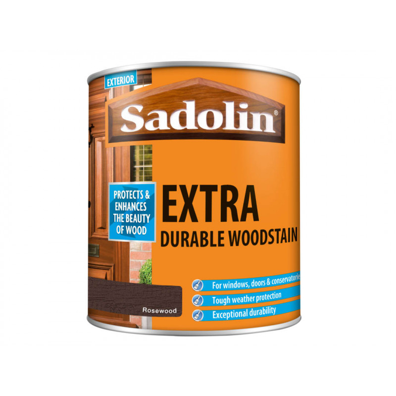 Sadolin 5028559 Extra Durable Woodstain Rosewood 1 litre Sadolin 5028559 Extra Durable Woodstain Rosewood 1 litre