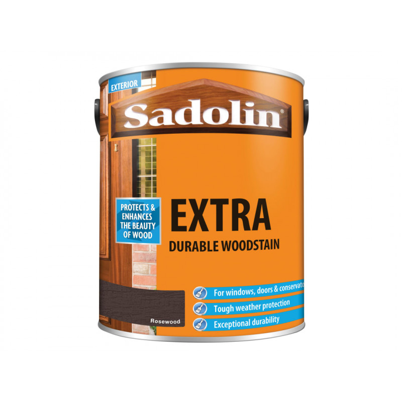 Sadolin 5028561 Extra Durable Woodstain Rosewood 5 litre Sadolin 5028561 Extra Durable Woodstain Rosewood 5 litre