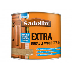 Sadolin 5028573 Extra Durable Woodstain Light Oak 500ml