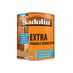 Sadolin 5028574 Extra Durable Woodstain Light Oak 1 litre