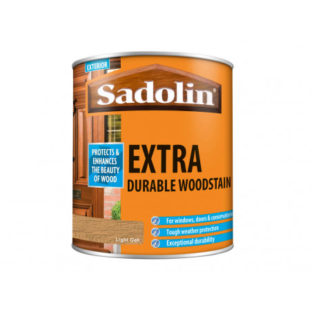 Sadolin 5028574 Extra Durable Woodstain Light Oak 1 litre