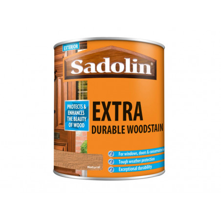 Sadolin 5028578 Extra Durable Woodstain Natural 1 litre