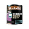 Sadolin 5028828 Superdec Opaque Wood Protection Black Satin 1 litre