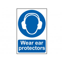 Scan 0005 Wear Ear Protectors - PVC Sign 200 x 300mm