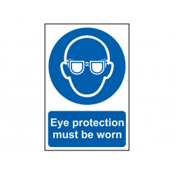 Scan 0007 Eye Protection Must Be Worn - PVC Sign 200 x 300mm