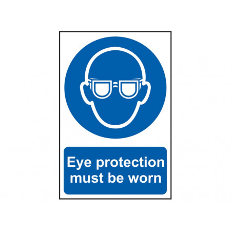 Scan 0007 Eye Protection Must Be Worn - PVC Sign 200 x 300mm
