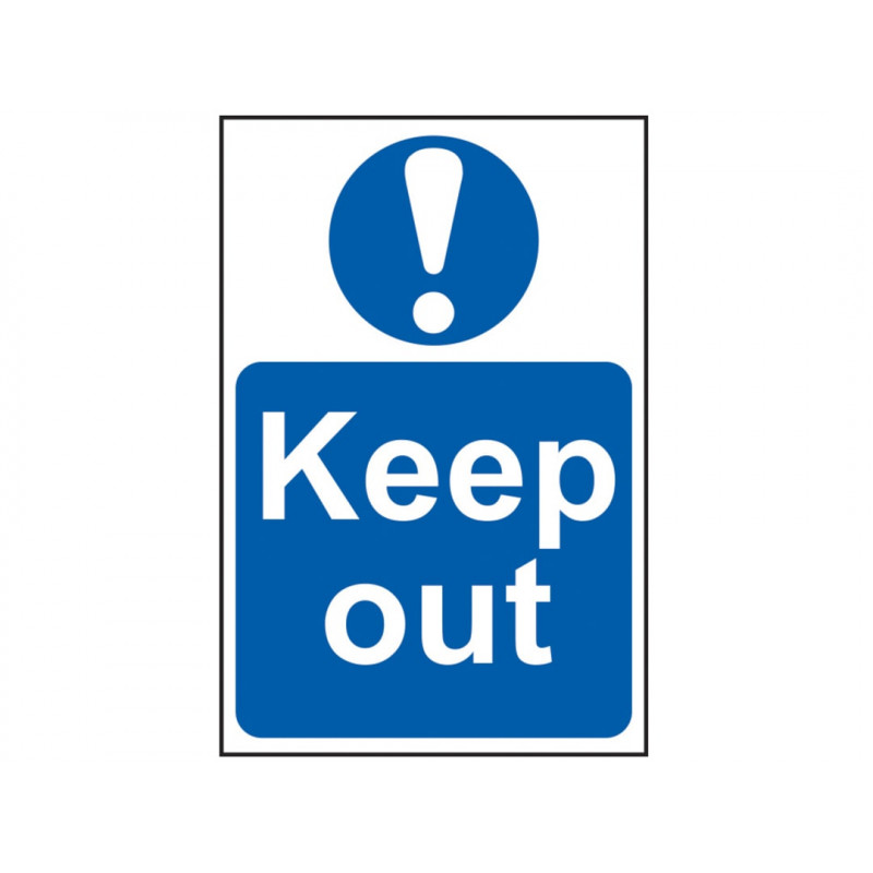 Scan 0255 Keep Out - PVC Sign 200 x 300mm Scan 0255 Keep Out - PVC Sign 200 x 300mm
