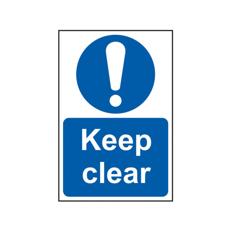 Scan 0253 Keep Clear - PVC Sign 200 x 300mm Scan 0253 Keep Clear - PVC Sign 200 x 300mm