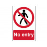 Scan 0600 No Entry - PVC Sign 200 x 300mm