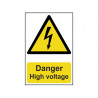 Scan 0761 Danger High Voltage - PVC Sign 200 x 300mm