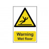 Scan 1107 Warning Wet Floor - PVC Sign 200 x 300mm