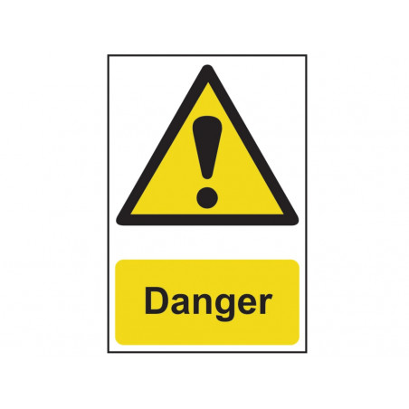 Scan 1301 Danger - PVC Sign 200 x 300mm