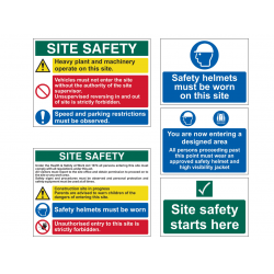 Scan 13974 PVC Construction Site Pack (5 signs)