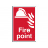 Scan 1451 Fire Point - PVC Sign 200 x 300mm