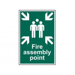 Scan 1541 Fire Assembly Point - PVC Sign 200 x 300mm