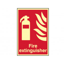 Scan 1571 Fire Extinguisher Photoluminescent - 200 x 300mm