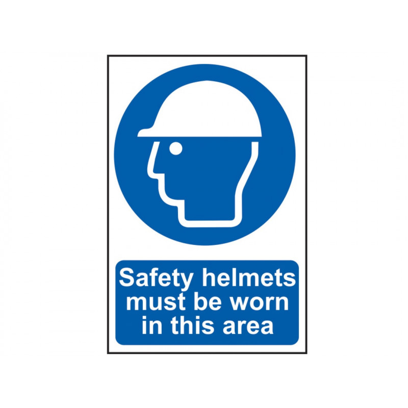 Scan 4000 Safety Helmets Must Be Worn In This Area - PVC Sign 400 x 600mm Scan 4000 Safety Helmets Must Be Worn In This Area - PVC Sign 400 x 600mm