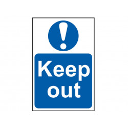 Scan 4003 Keep Out - PVC Sign 400 x 600mm
