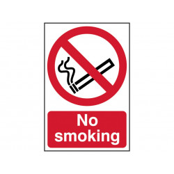 Scan 4050 No Smoking - PVC Sign 400 x 600mm