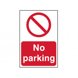 Scan 4051 No Parking - PVC Sign 400 x 600mm