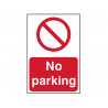 Scan 4051 No Parking - PVC Sign 400 x 600mm