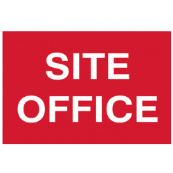 Scan 4252 Site Office - PVC Sign 600 x 400mm