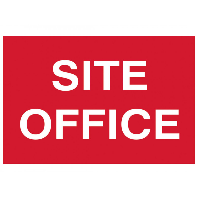 Scan 4252 Site Office - PVC Sign 600 x 400mm Scan 4252 Site Office - PVC Sign 600 x 400mm