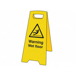 Scan 4702 Warning Wet Floor - Heavy Duty 'A' Board