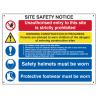 Scan 4550 Composite Site Safety Notice - FMX Sign 800 x 600mm