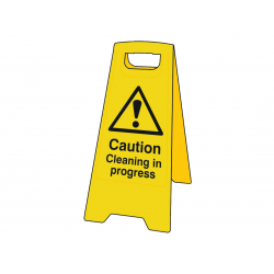 Scan 4703 Caution Cleaning In Progress - Heavy Duty 'A' Board