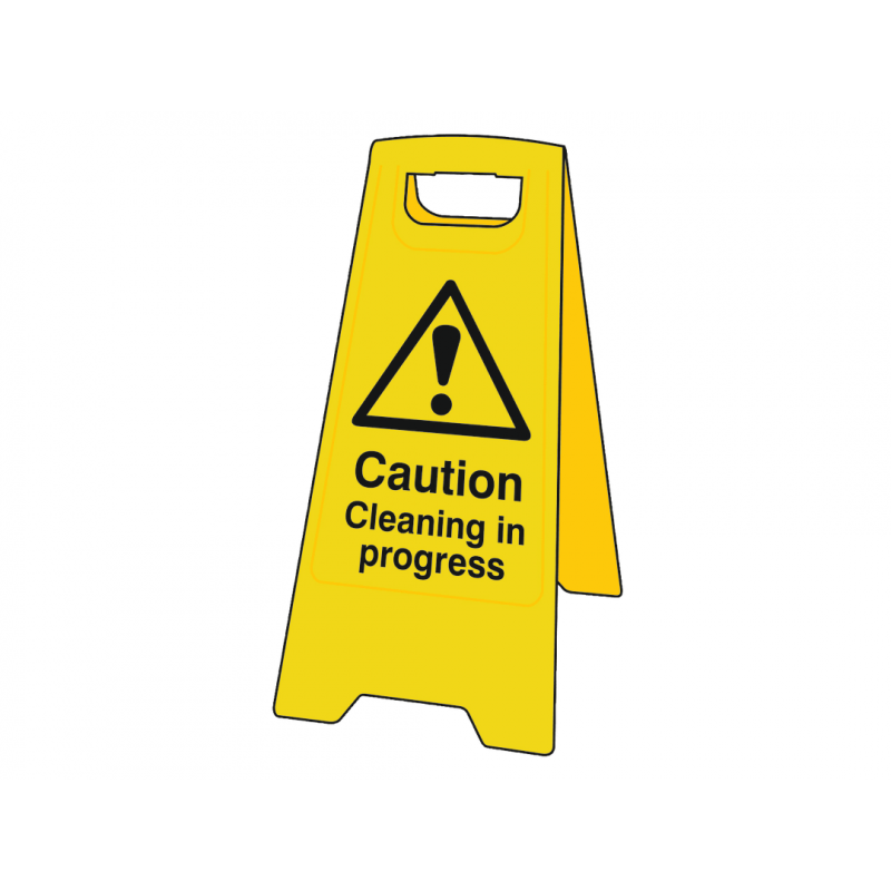 Scan 4703 Caution Cleaning In Progress - Heavy Duty 'A' Board Scan 4703 Caution Cleaning In Progress - Heavy Duty 'A' Board