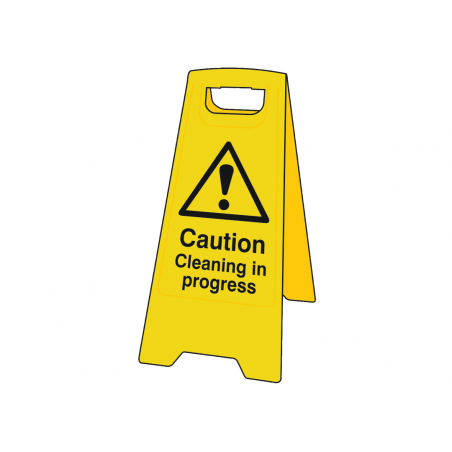 Scan 4703 Caution Cleaning In Progress - Heavy Duty 'A' Board