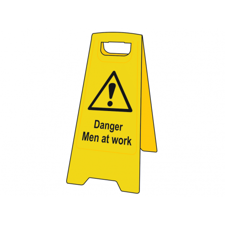 Scan 4710 Danger Men At Work - Heavy Duty 'A' Board