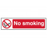 Scan 5050 No Smoking - PVC Sign 200 x 50mm