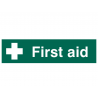 Scan 5212 First Aid - PVC Sign 200 x 50mm