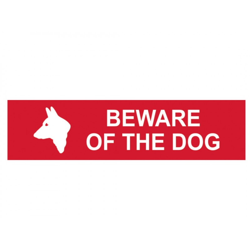Scan 5251 Beware Of The Dog - PVC Sign 200 x 50mm Scan 5251 Beware Of The Dog - PVC Sign 200 x 50mm