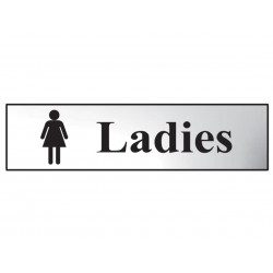 Scan 6002C Ladies - Polished Chrome Effect 200 x 50mm