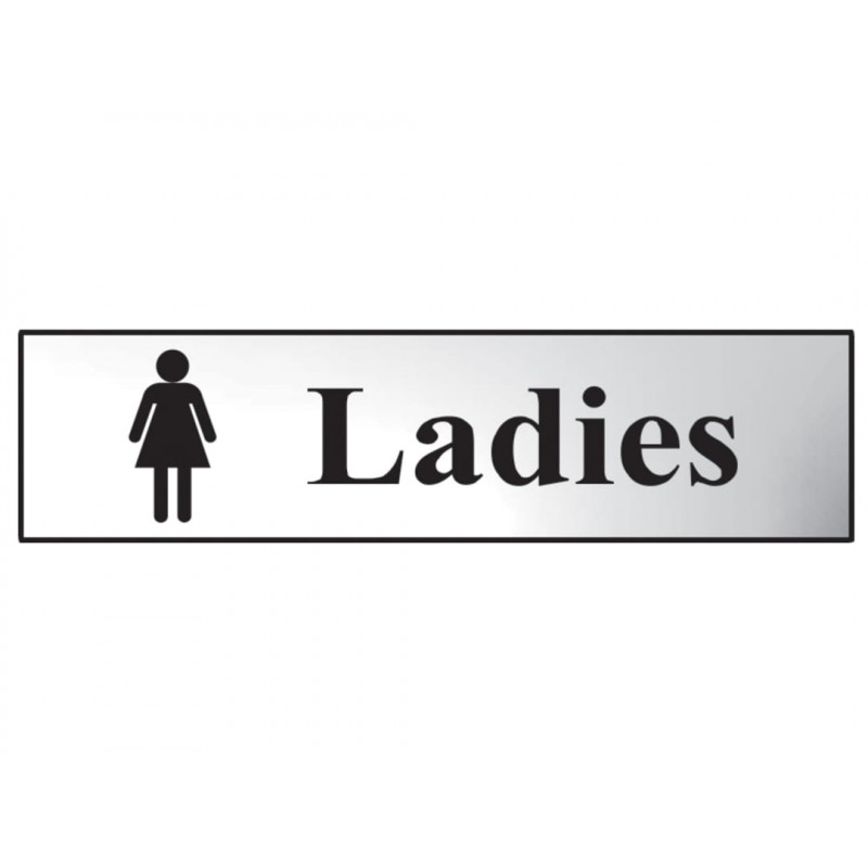Scan 6002C Ladies - Polished Chrome Effect 200 x 50mm Scan 6002C Ladies - Polished Chrome Effect 200 x 50mm