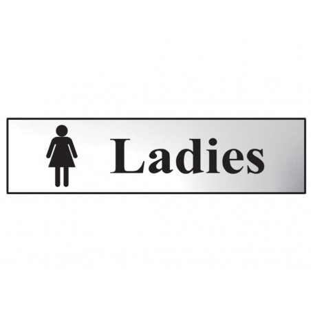 Scan 6002C Ladies - Polished Chrome Effect 200 x 50mm