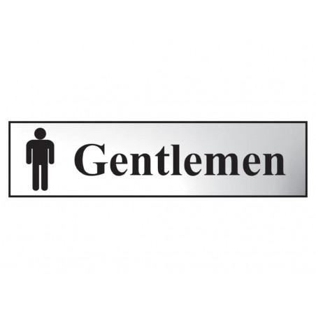 Scan 6003C Gentlemen - Polished Chrome Effect 200 x 50mm