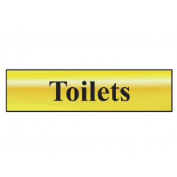 Scan 6005 Toilets - Polished Brass Effect 200 x 50mm