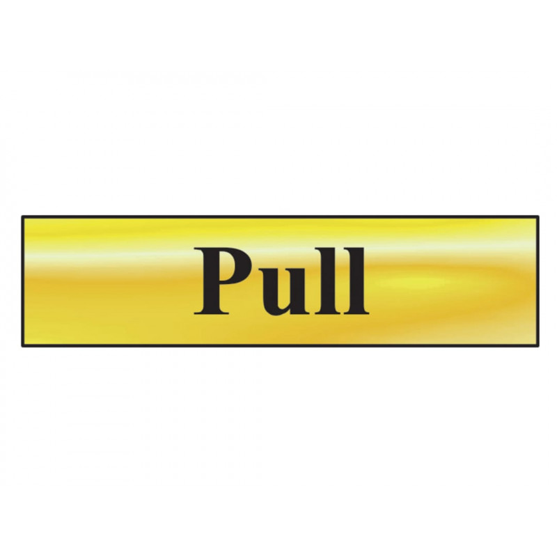 Scan 6033 Pull - Polished Brass Effect 200 x 50mm Scan 6033 Pull - Polished Brass Effect 200 x 50mm