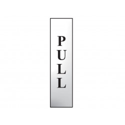 Scan 6034C Pull Vertical - Polished Chrome Effect 50 x 200mm
