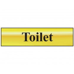 Scan 6051 Toilet - Polished Brass Effect 200 x 50mm