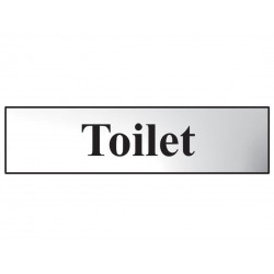 Scan 6051C Toilet - Polished Chrome Effect 200 x 50mm